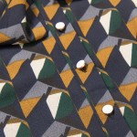  Women Blouses Autumn Elegant Geometric Print Vintage Bow Tie Shirt Women Tops Floral Clothes For Women T65228R
