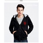  2016 Mens Hoodie winter The Witcher 3 Thicken Fleece Iron Wolf US EU Plus Size 