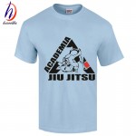  2017 Jiu Jitsu Cotton T shirt Men Summer Short Sleeve T-shirt O Neck  Cotton Tops Tee Fitness MMA Clothing,GT037