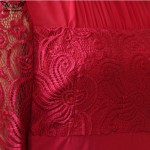  2018 high quality Spring Autumn Elegant Vintage Lace Chiffon Long Dress Slim Long Sleeve Wine Red Party Maxi Dresses Vestidos