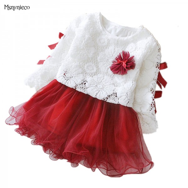  Baby Girl Dress 2017 New Princess Infant Party Dresses for Girls Autumn Kids tutu Dress Baby Clothing Toddler Girl Clothes