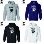  Cotton blend Breaking bad men sweatshirt casual fleece hisenberg print mens hoodies and sweatshirts with hat H01