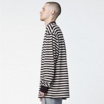  Fashion Men's Oversized Hoodies Plus Size Street White Black Striped Loose Baggy Hoody Long Sleeve Hoodie Men For Hipster