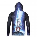  Harajuku 3D Sweatshirt Fearless Cat Playing With Lightning Thundercat Printed Hoodies Men Funny Hoodie Streetwear