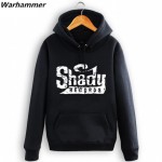  Men Hoodies Shady Records Lovers Winter Cotton Hoodie Eminem The Rap Hooded Pullover Fleece Jackets Hip Hop Thick Sweatshirts