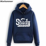  Men Hoodies Shady Records Lovers Winter Cotton Hoodie Eminem The Rap Hooded Pullover Fleece Jackets Hip Hop Thick Sweatshirts