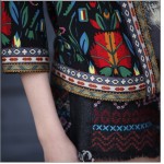  New 2016 Fashion Basic Coat Women Vintage Embroidery Print Jacket Ladies Ethnic Style 3/4 Sleeve Slim Short Jackets 03B 25