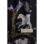 New Summer Sweet Mori Girl Lolita Dress Constellation Pegasus Agaric Lotus Leaf Printed JSK Dress with Bow