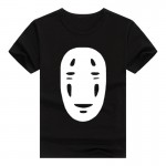  T-shirts for Women Spirited Away No Face Man Harajuku Funny Product Tops&Tees Cotton  Female T-shirt Camisas Femininas 2017