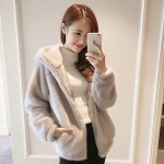  Women Faux Fur Coat Jacket  Fashion Warm Coat Long Hooded Jacket Long Sleeved outwear