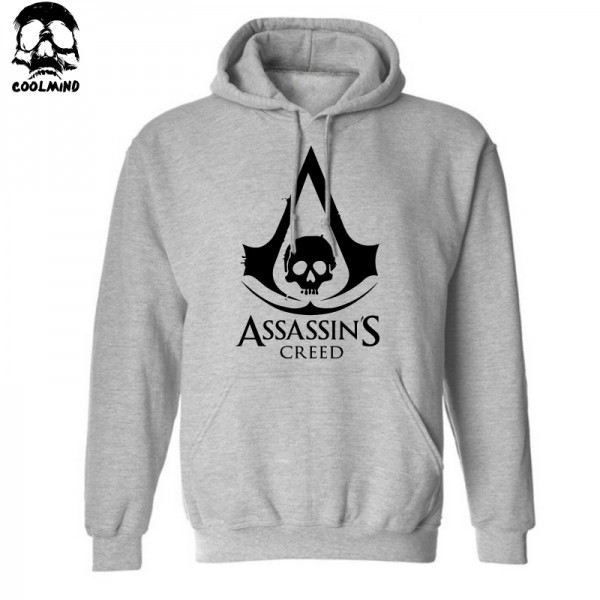  assassins creed hoodie for men printing men Hoodies with hat fleece casual loose hoodie men hooded sweatshirt H01