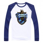  t shirt men Hufflepuff / Slytherin /   Gryffindor / Ravenclaw College badge high quality cotton T-shirt for men