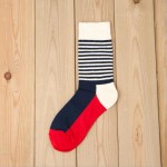 1 pair New style colorful Stripes men cotton socks brand man dress knit casual long tube socks casual calcetines skateboard sock