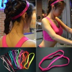 10 Candy Colors Fashion Anti-Slip Double Bands Elastic Headband Women Girl Casual Hairbands
