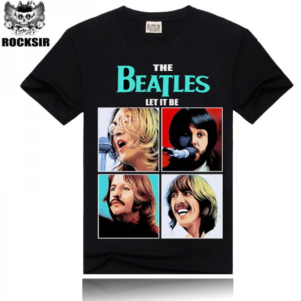 100% Cotton Brand New Men T Shirt Beatles Anime Print Tshirt Man O Neck Tee Shirts Mens Tops Plus Size 3XL Women tshirt