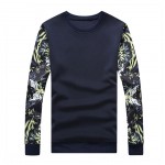 100% Cotton Printing Hoodies Men Brand Tracksuit Space Cotton Slim Fit Couples Casual Sportswear Floral Teenagers Clothes X237