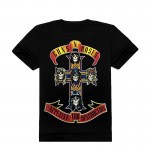 100% Cotton Tee Print Shirts Guns N Roses Led Zeppelin The Beatles T Shirt Men 3D Black Friday Short Sleeve Hip Hop Tshirt Homme