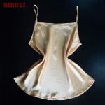100% Silk Satin Camisole Natural Silk Charmuse Satin Fabric Shiny Color Silk Fabric Women Underwear Free Size Summer Tops
