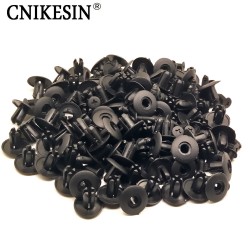 100Pcs CNIKESIN A03 8MM Plastic Rivets Expansion Fastener for Bumper Fender Trunk Universal Auto Clip Fastener