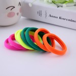 100pcs/lot Girl Candy Color Rubber band Fashion high elastic hair rope ties headband gum girl Hair accessory