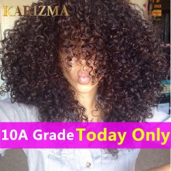 10A Brazilian Kinky Curly Virgin Hair 3 Bundles Afro Kinky Curly Hair Brazilian Virgin Hair Unprocessed Curly Weave Human Hair