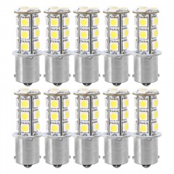 10Pcs 1156 BA15S / 1141 / 1073 / 1095 Base 18 SMD 5050 LED Replacement Bulb 12V