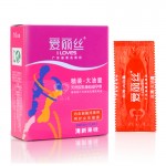 10pcs LOVES Fine condom 500mg lot lubricant fruit condoms for men penis safe de sexo preservativos para homens condones sex toys
