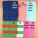 10pcs/lot 20cm X 23cm Girl 9 Inch Crochet Tutu Tube Tops Chest Wrap Wide Crochet headbands Free Shipping H018
