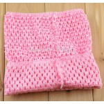 10pcs/lot 20cm X 23cm Girl 9 Inch Crochet Tutu Tube Tops Chest Wrap Wide Crochet headbands Free Shipping H018