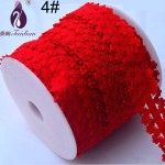 10yards/lot 20mm width Embroidered elastic white lace trim stretch net lace ribbon for Baby  hair accessories sewing materials