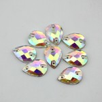 12-28mm Sew On Claw Rhinestones Glass Crystal Sewing Stones Clear AB For Wedding Dress Decoration,For Clothes Dress Bags