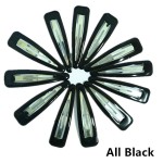 12 Pcs/Pack Colored Big 6cm (2.5'' Inch) Hair Clips Girl's Hairpin Women Hair Accessories