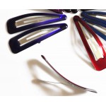 12 Pcs/Pack Colored Big 6cm (2.5'' Inch) Hair Clips Girl's Hairpin Women Hair Accessories