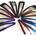 12 Pcs/Pack Colored Big 6cm (2.5'' Inch) Hair Clips Girl's Hairpin Women Hair Accessories