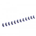 12 Pcs/Set Fashion Women Hairpins Crystal Flower Mini Barrettes Hair Claw Clamp Hair Clip Girls hair accessories 2017 Hot Sale