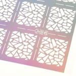 12 Tips/Sheet Irregular Triangle Pattern Nail Vinyls Nail Art Manicure Stencil Stickers JV206 # 23528