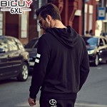 140kg Plus Size Men Hoodies 2016 New Autumn Men's Sportswear Number Printed Hoodies 3 4 5 6 XL1096hood