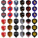 150 pcs/lot Dart Flights in 50 Kinds of Patterns RARE Darts Fin Feather Accessories Super Value Flights Pack Free shipping