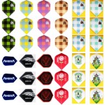 150 pcs/lot Dart Flights in 50 Kinds of Patterns RARE Darts Fin Feather Accessories Super Value Flights Pack Free shipping