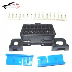 16pin obd2 connector OBD2 OBD 2 16Pin Female angle Connector OBD Female Wire Sockets Connector  obd ii adapter Diagnostic Tools