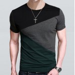 17 Designs Mens T Shirt Slim Fit Crew Neck T-shirt Men Short Sleeve Shirt Casual tshirt Tee Tops 2016 Short Shirt Size M-5XL