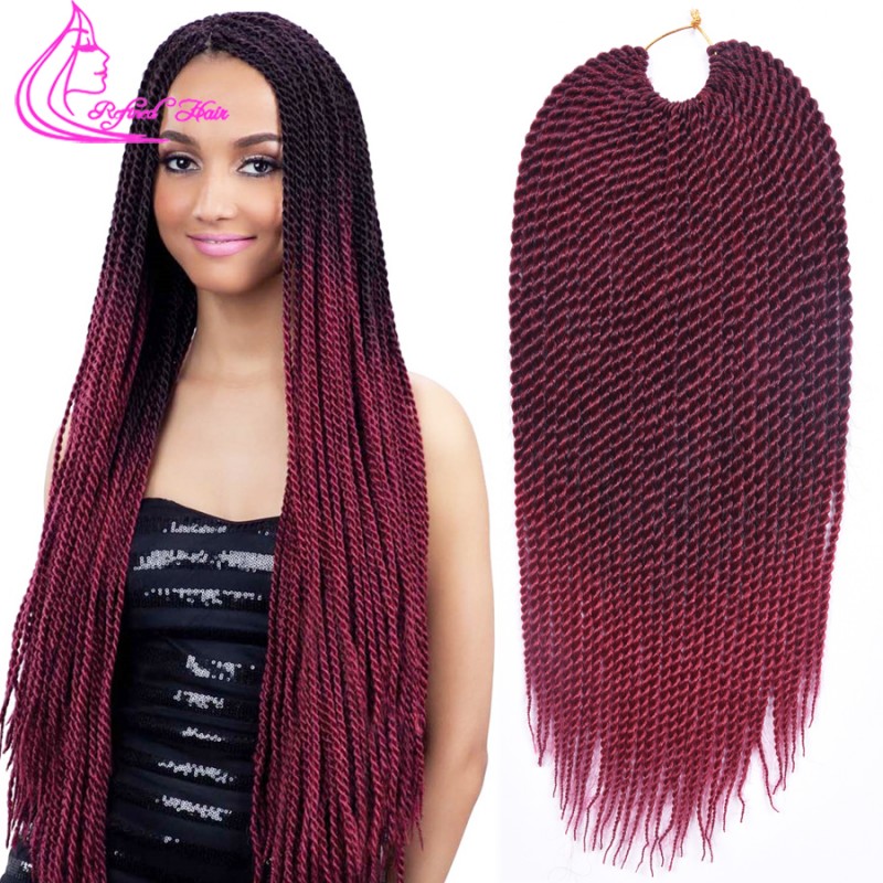 18inch Havana Mambo Twist Crochet Braid Hair Havana Twist Crochet Hair 30 Roots Senegalese Twist