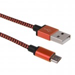 1M/2M/3M High Quality 5Colors Braided Fabic Nylon Woven USB Data Sync Charger Cable Cord Wire for Android Phone Smart Cell Phone