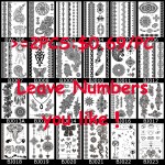 1PC Fashion Flash Waterproof  Tattoo Women Black Ink Henna Jewel Sexy Lace BJ019 Flower Pendant Wed Henna Temporary Tattoo Stick