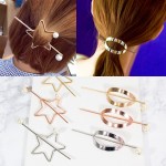 1PC New Bohemia Hairgrip Retro Love Hair Clasp Alloy Pearl Elegance Circle Hairpin Hair Sticks Comb For Women Hair Accessories