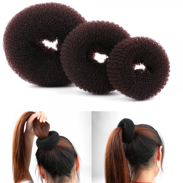 1PC Size S/M/L New Fashion Women Lady Magic Shaper Donut Hair Ring Bun Accessories Styling Tool Hair Accessories