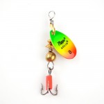 1PC Size0-Size5 Fishing Lure Hook Mepps Spinner Spoon Lures With Mustad Treble Hooks Peche Jig Anzuelos De Pesca