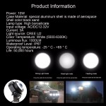 1PCS LED DRL Car Fog Lights Waterproof 1000LM DRL Eagle Eye Daytime Running Light Reverse Backup Parking Foglight 10W CCC AE