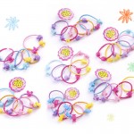 1Pack Little Girl Hair Accessories Cute Candy Colors Elastic Hair Rubber Band High Quality Kid Ponytail Holder Headband Ties Gum