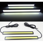 1Pcs 17CM LED COB DRL Daytime Running Lights DC12V External Waterproof Led Car Styling Car Light Source Parking Fog Bar Lamp